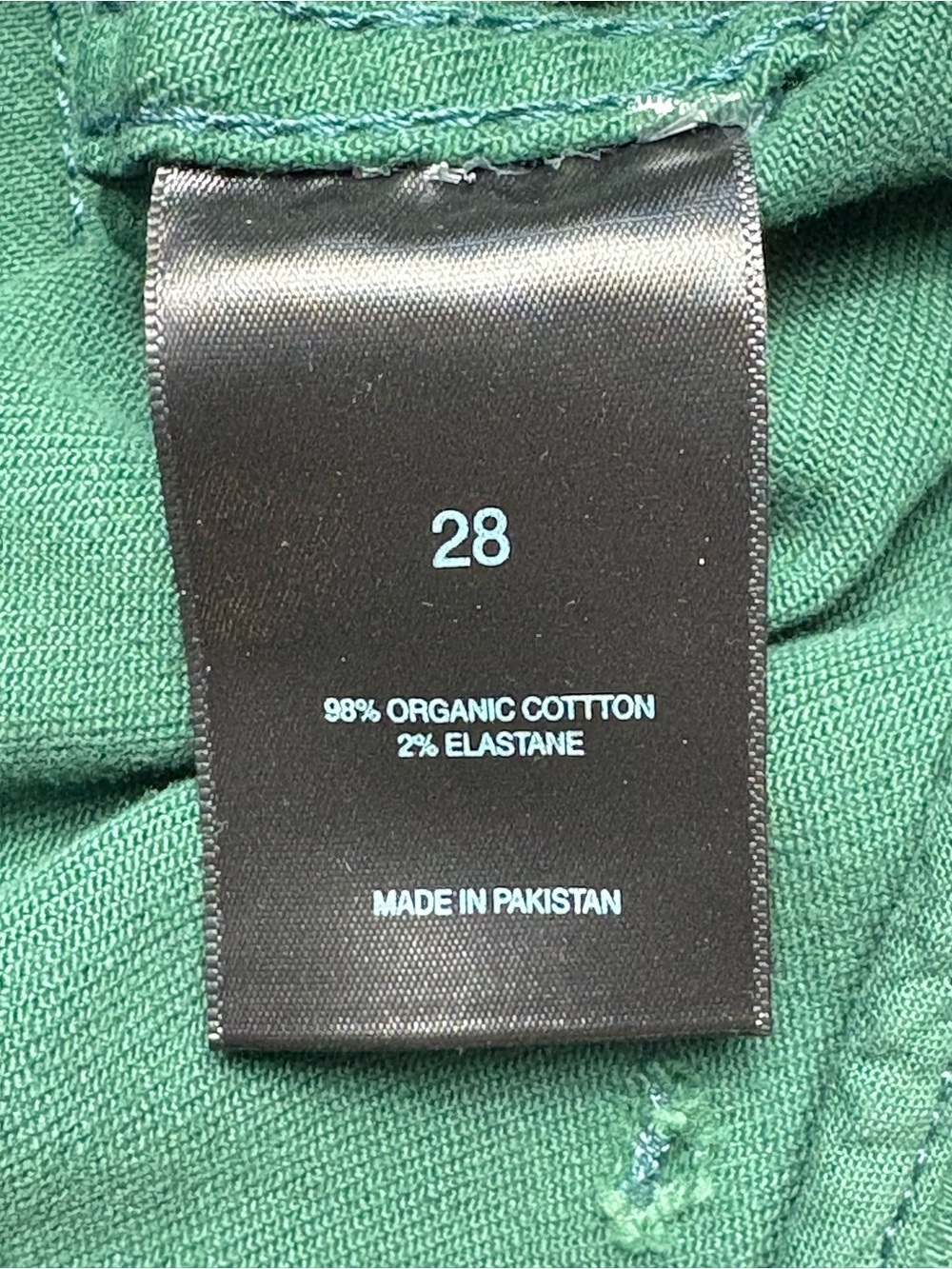 NWT Johnny Was x Sasson Sancere Straight Leg Jean Dark Sea Green Size 28 - Picture 12 of 16